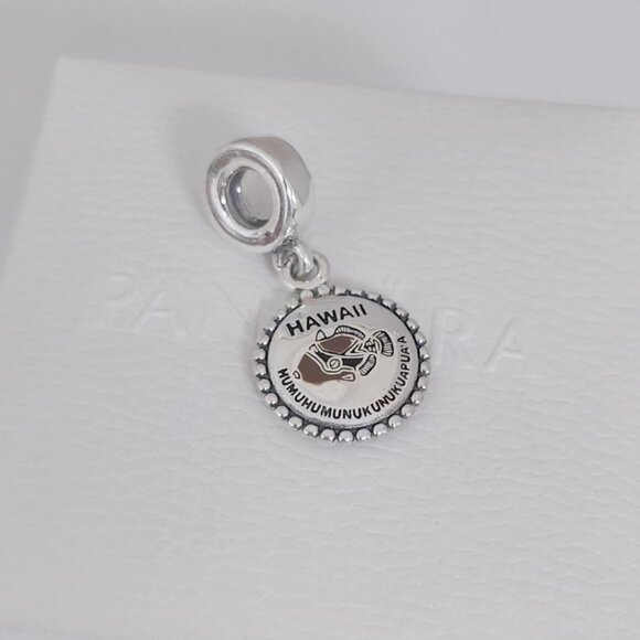 Pandora Hawaii Humuhumunukunukuapua'a Fish Charm State Fish Dangle Charm S925 - Picture 4 of 10